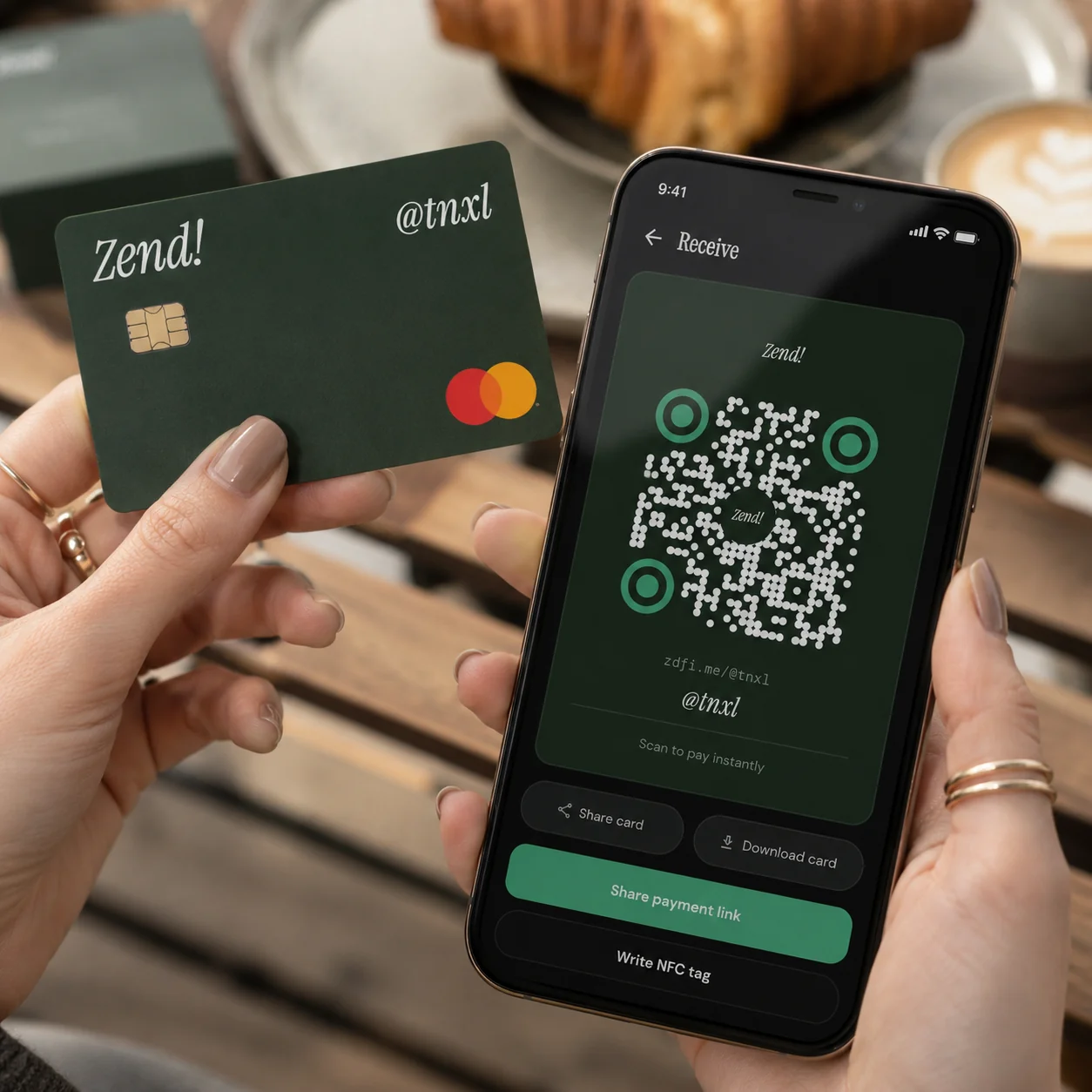 Person spending with Zend!